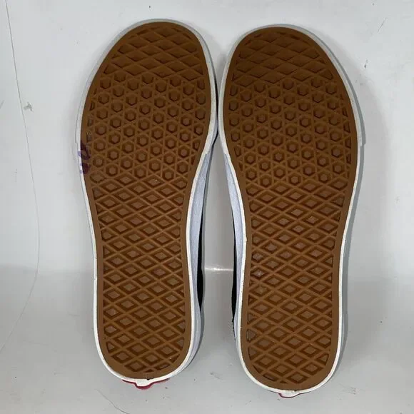 Vans Classic OG Suede Skateboarding Sneaker Black White Women's 6.5 Men's 5 - Picture 6 of 10